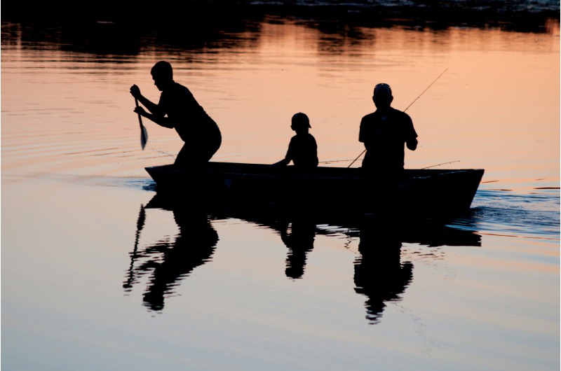 Lake Victoria sunset view